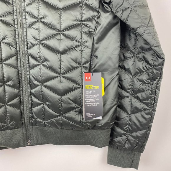 Under Armour Greeb Quilted Bomber Jacket - Picture 7 of 16